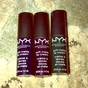 Mini NYX Liquid Lipsticks from the NYX vault